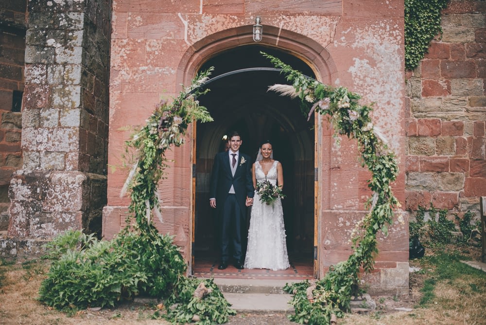 Arley House and Garden wedding venue with a church on site
