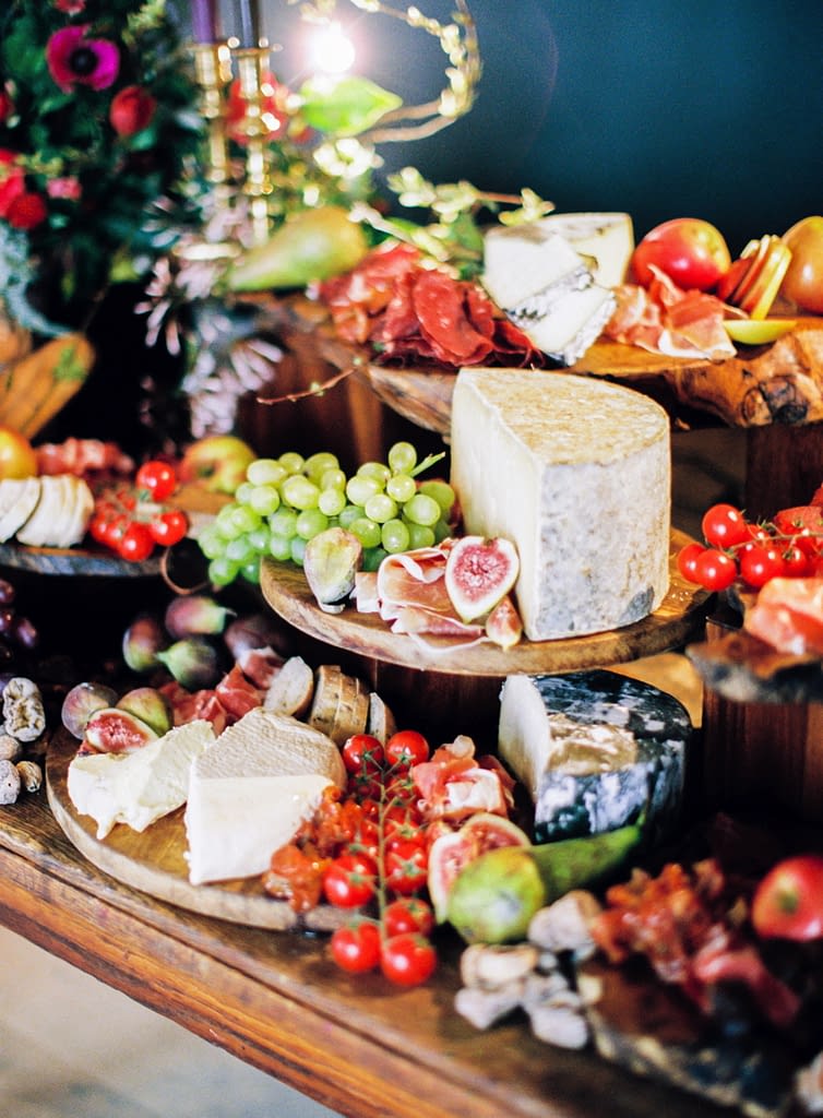 Delicious Wedding Food Grazing Stations at The in Rye!