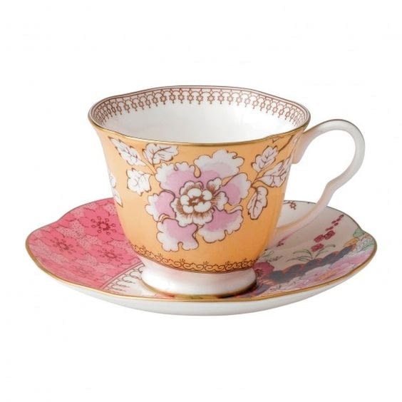 Wedgwood Butterfly Bloom Tea Cup and Saucer Yellow - £37.00
