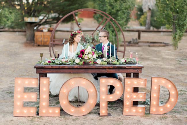 The 2017 Wedding Trend Report - Intimate Elopements.