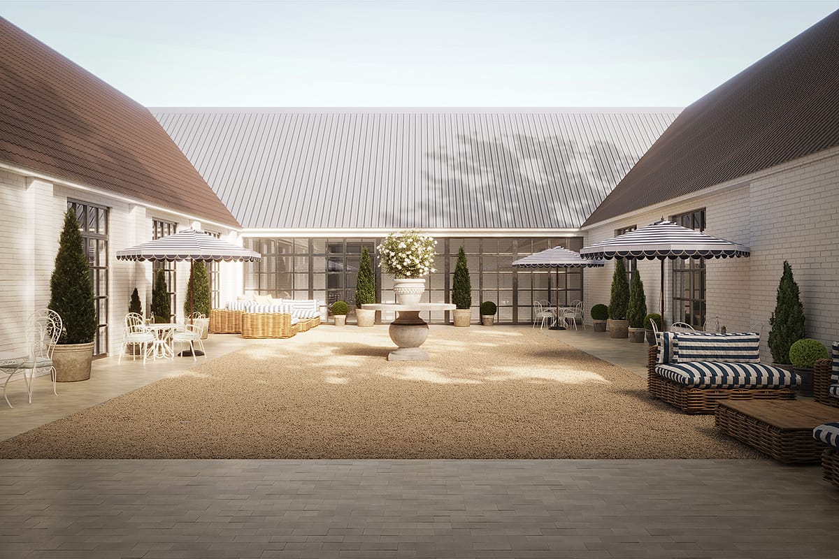 The Courtyard | CAD courtesy of LIMEKILN.