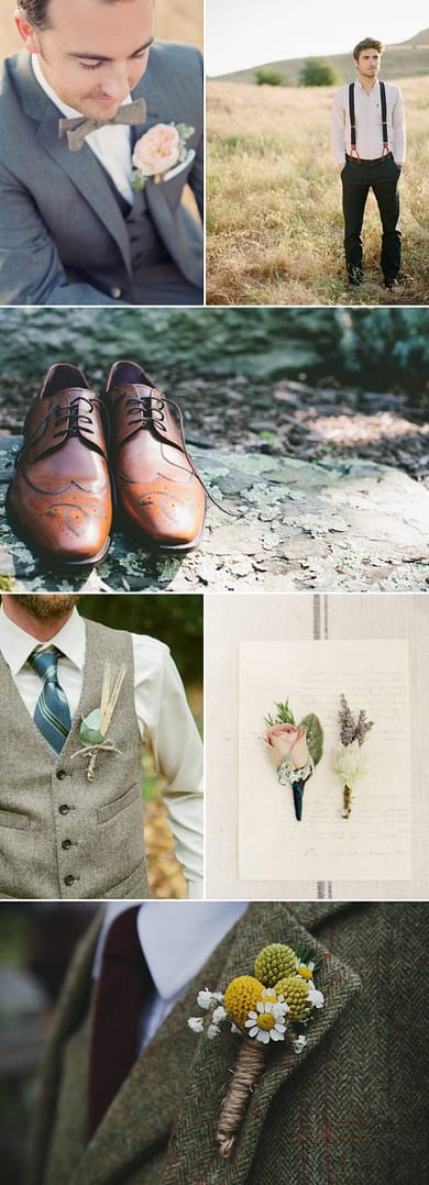 Coco Wedding Venues - Rustic Romance Wedding Style - Groom Fashion.