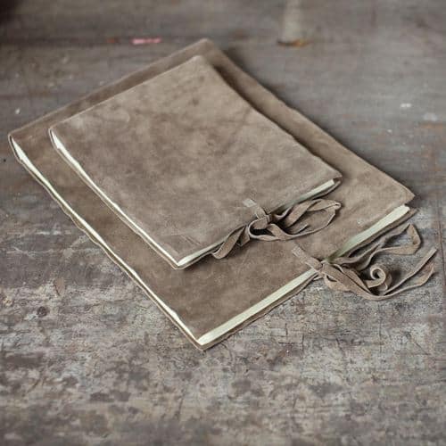 Nkuku Suede Photo Album, Medium - £36.95.