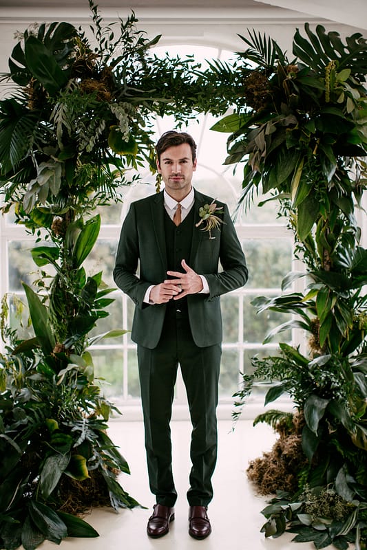 The 2017 Wedding Trend Report - Strong Statement Greens.