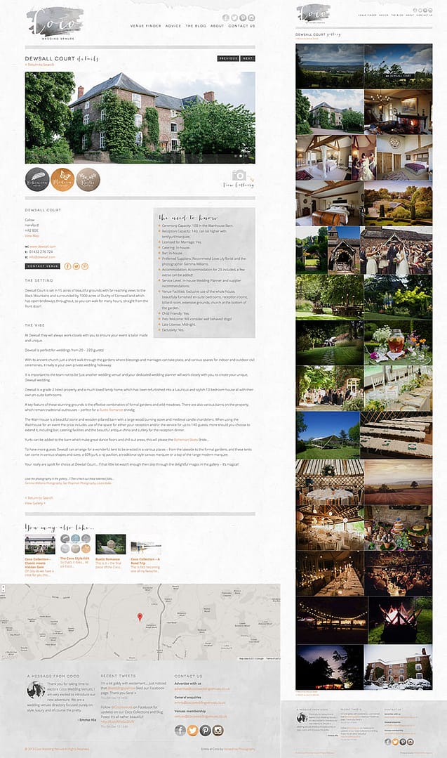 Dewsall Court Example - Wedding Venues in Herefordshire.