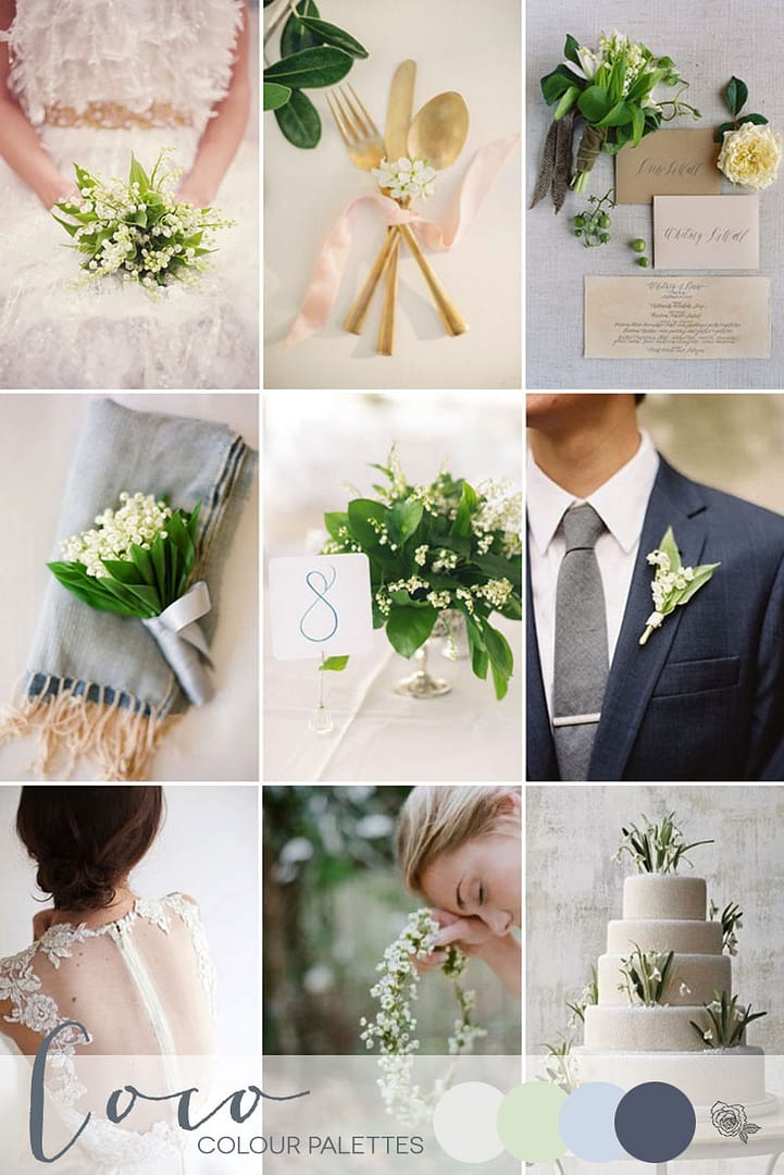 Coco Wedding Venues - Wedding Inspiration - Colour Palettes - Fresh Spring White.