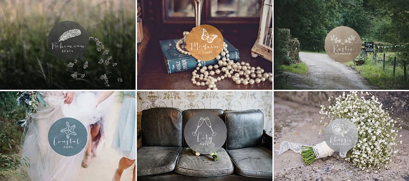 Coco Wedding Venues Six Style Category Feature Images.