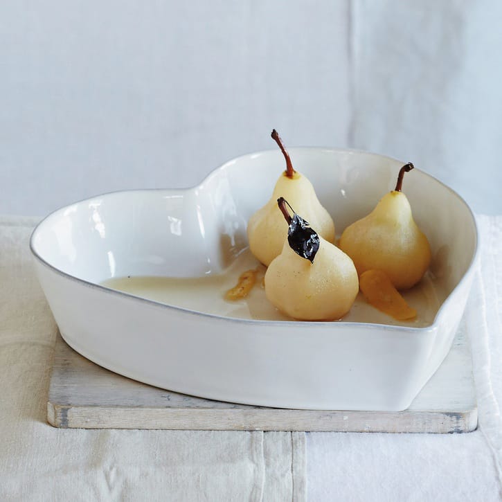 The White Company Porto Stoneware Heart Oven Dish Large, £40.00.