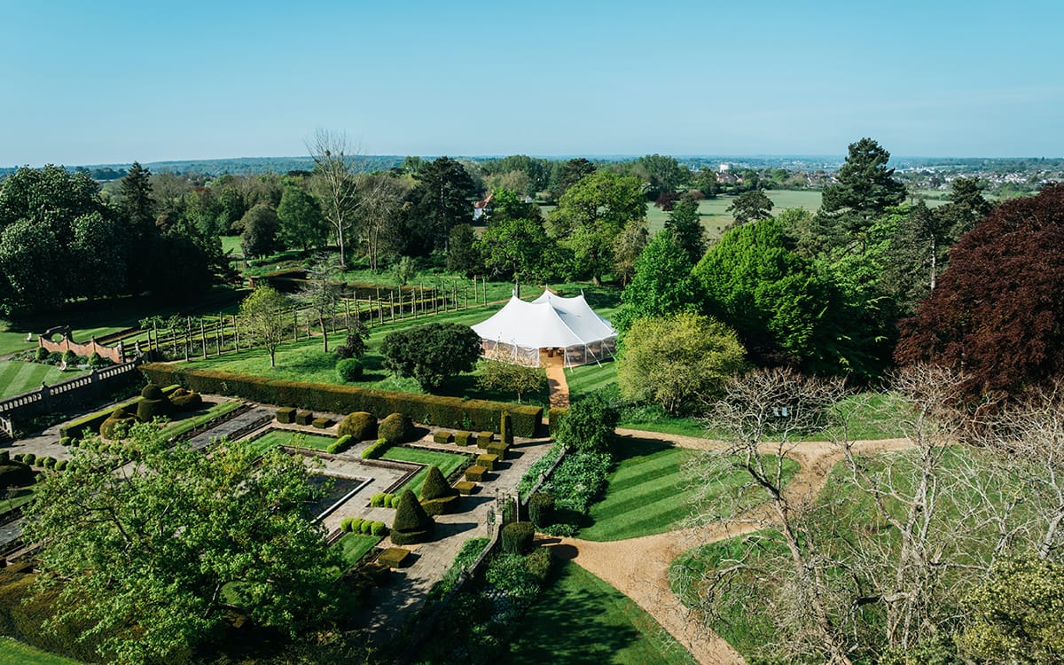 The Croquet Lawn at Fanhams Hall