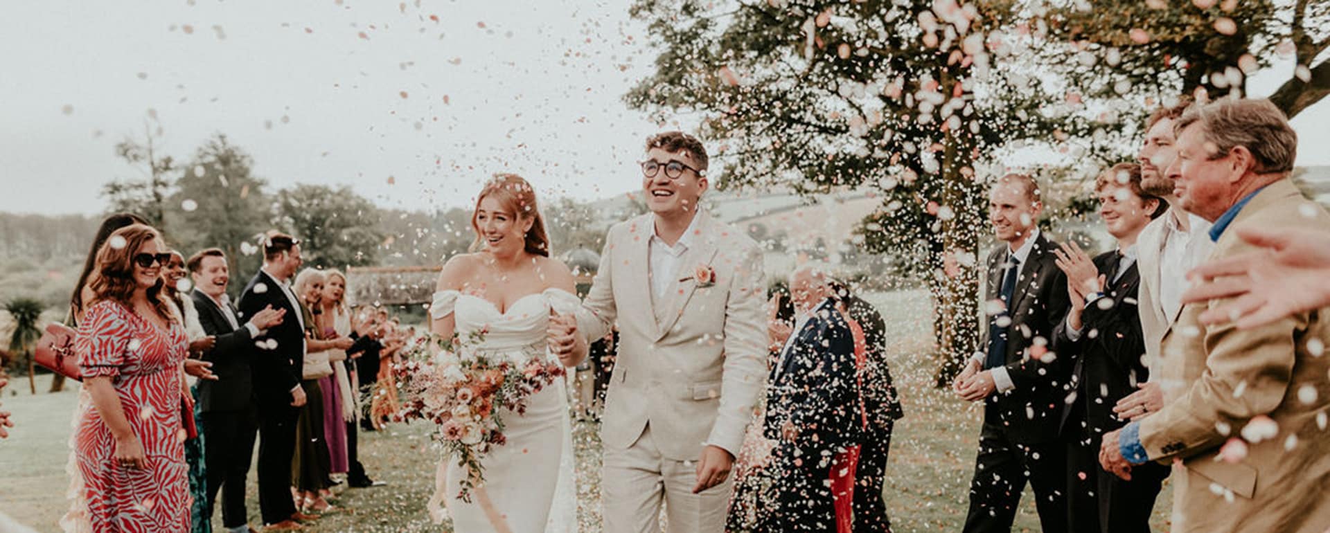 Laura & Woulfe: A Nature-Led Wedding at Tredudwell on the Cornwall Coast