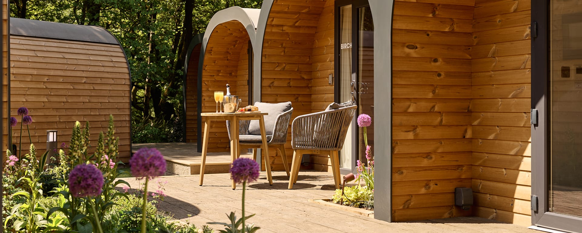 Luxury New Woodland Accommodation at Moddershall Oaks