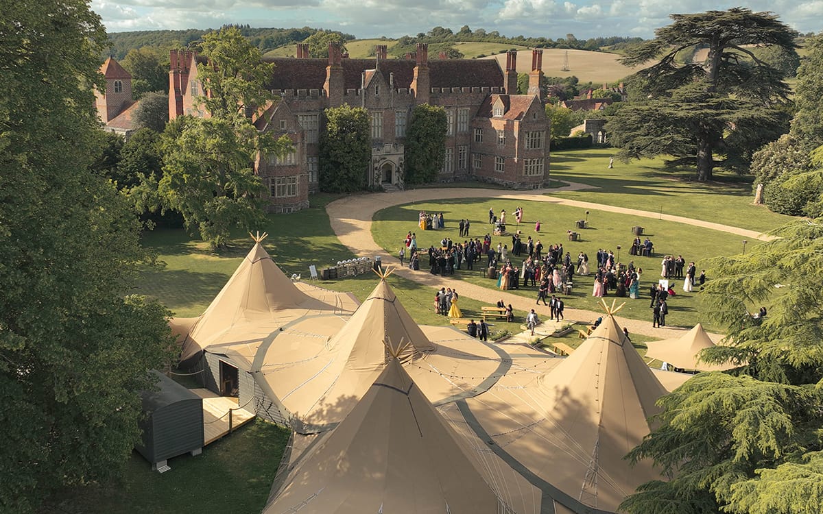 Tipis at Mapledurham