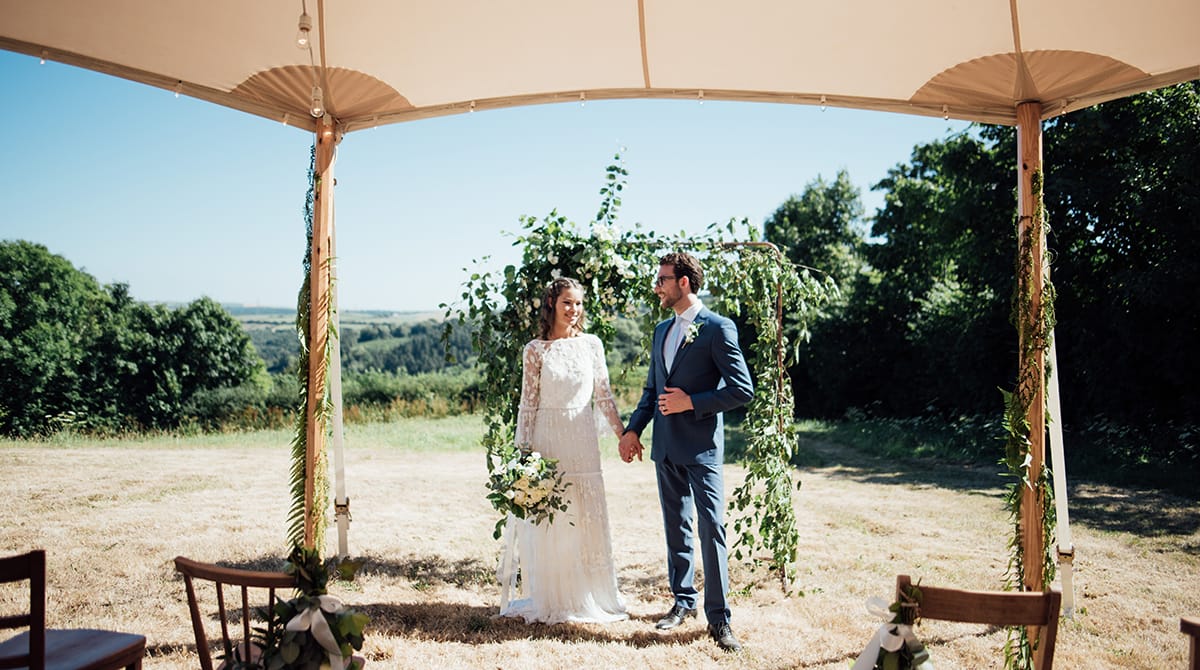 camel studio wedding