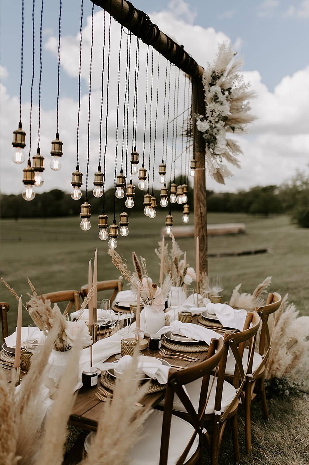Boho Luxe Wedding Inspiration at Waresley Park Estate in Cambridgeshire