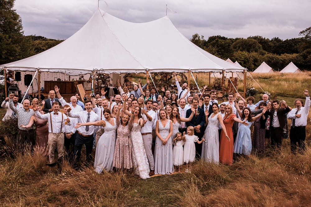 Rustic tent wedding shop