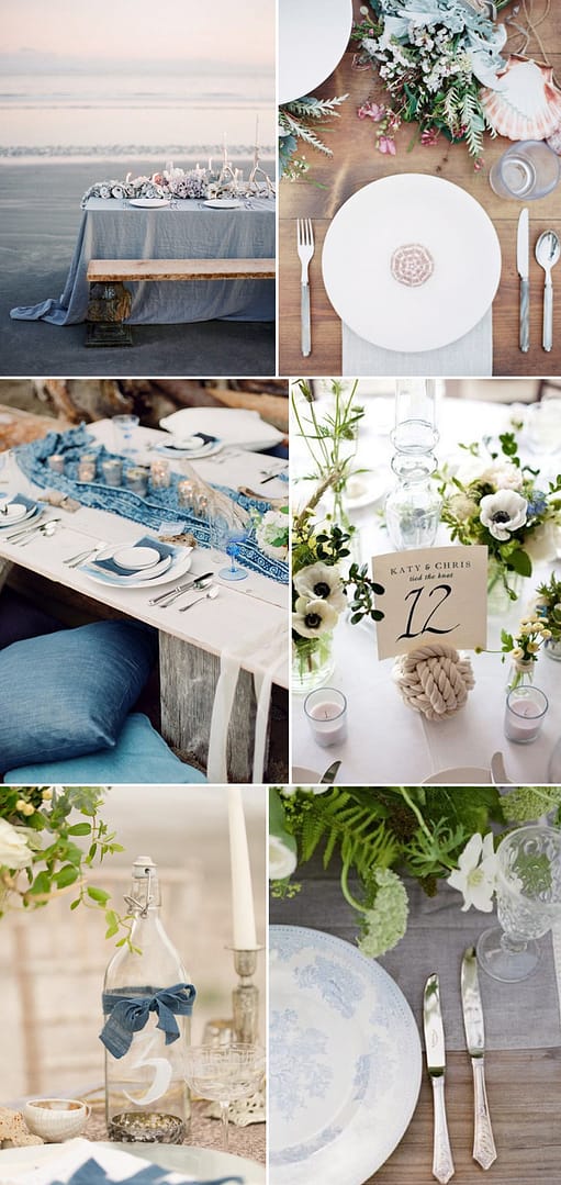 Coco Wedding Venues - Coastal Cool, Tablescape.