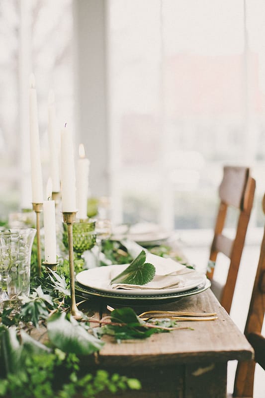 The 2017 Wedding Trend Report - Strong Statement Greens.