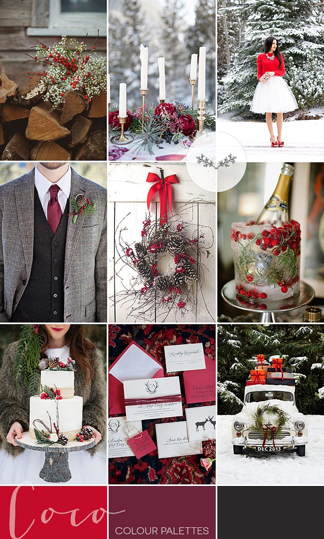 berry-red-winter-wedding-inspiration-coco-colour-palette-rustic-romance