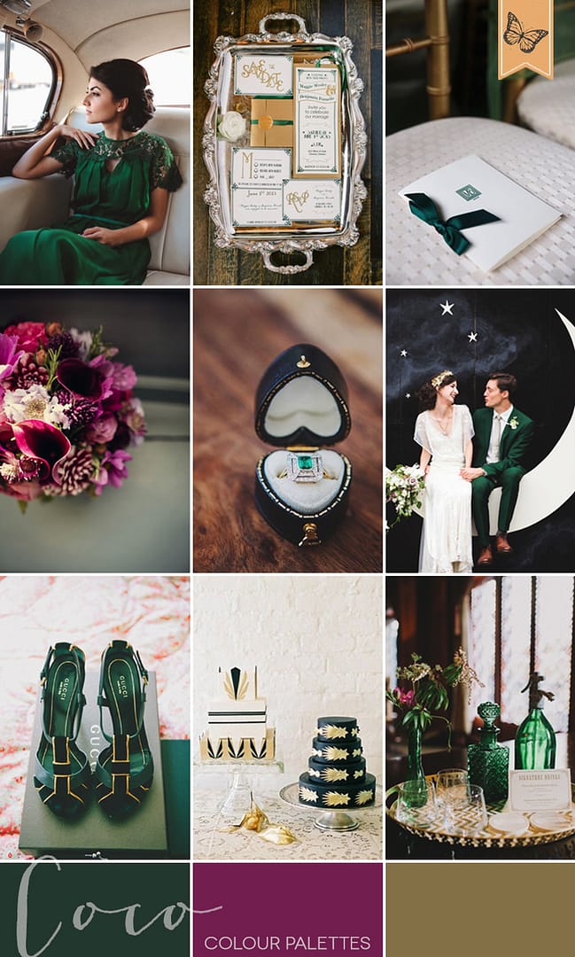 coco-wedding-venues-wedding-inspiration-coco-colour-palette-colour-modern-vintage-emerald