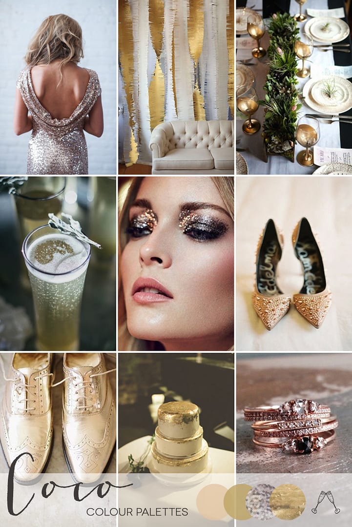 Coco Wedding Venues - Wedding Inspiration - Colour Palettes - Embellished Love.