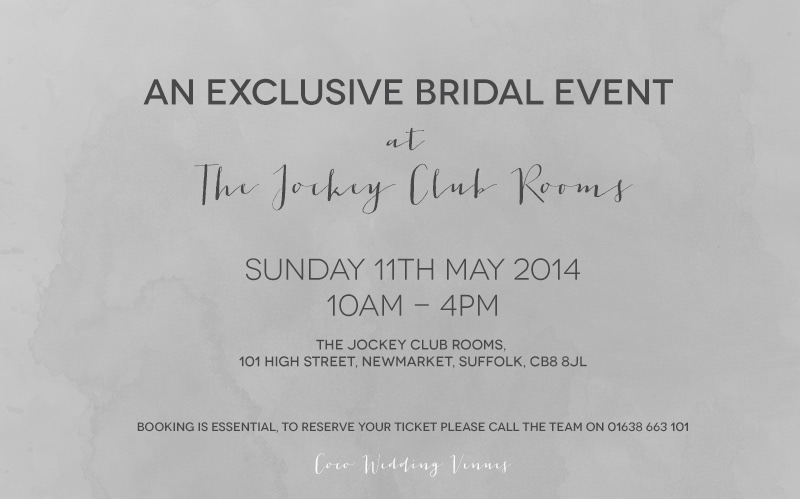 The Jockey Club Rooms - Event Invitation.