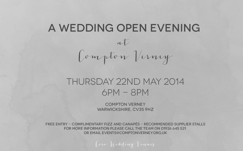 Compton Verney Event Invitation - 22 May 2014.