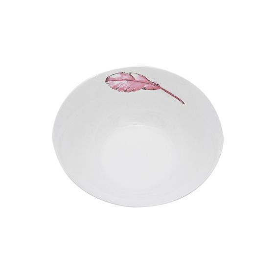 Alice Peto Flamingo Feather Cereal Bowl 18cm Pink - £16.00