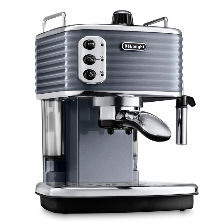 DeLonghi Scultura Espresso Machine, Gunmetal, £199.99.