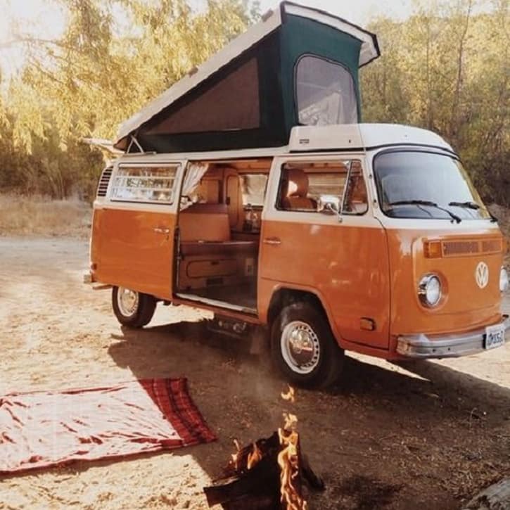 Honeymoon Break in a VW Camper Van, £100.00.