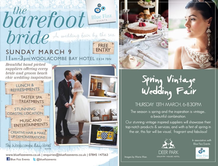 Coco Wedding Venues - Blue Fizz Events - The Barefoot Bride and Spring Vintage Wedding Fair.